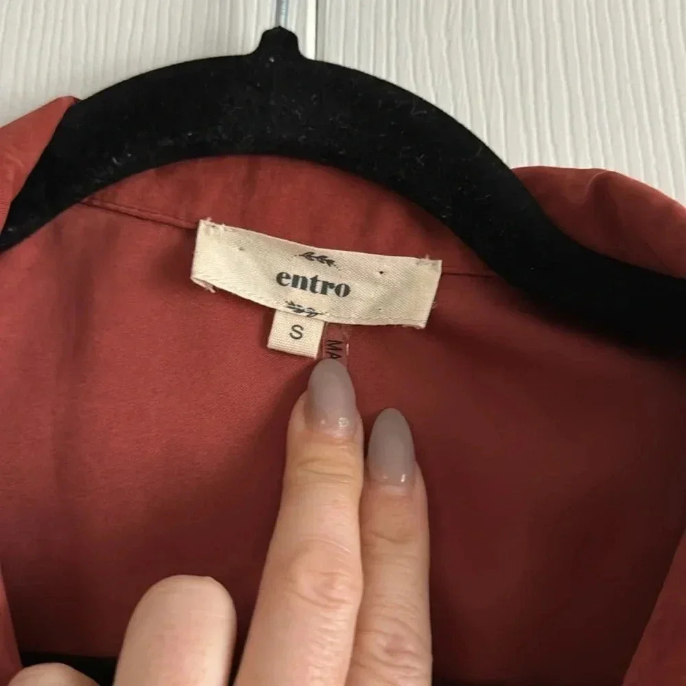 Nwot Entro | Rust Color | Utility Jacket | Size S - image 2